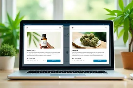 A/B testing for Cannabis Product Descriptions